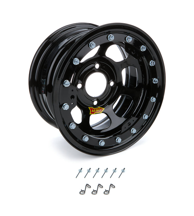 Aero Race Wheels ARW33-174530 Wheel 13x7 3in 4.50in BC Black