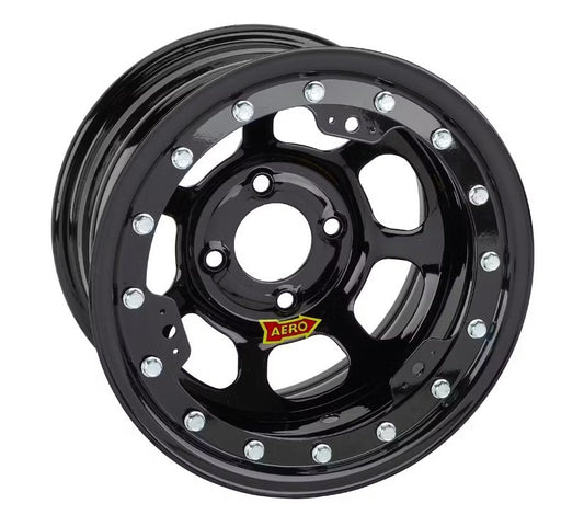 Aero Race Wheels ARW33-184530X Wheel 13x8 3in 4.50in BC Black Light Weight