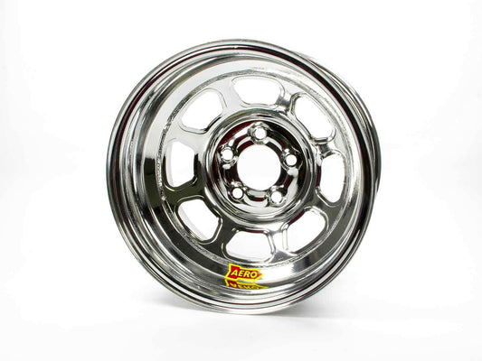 Aero Race Wheels ARW56-284710 15x8 1in 4.75 Chrome Spun Extreme Bead