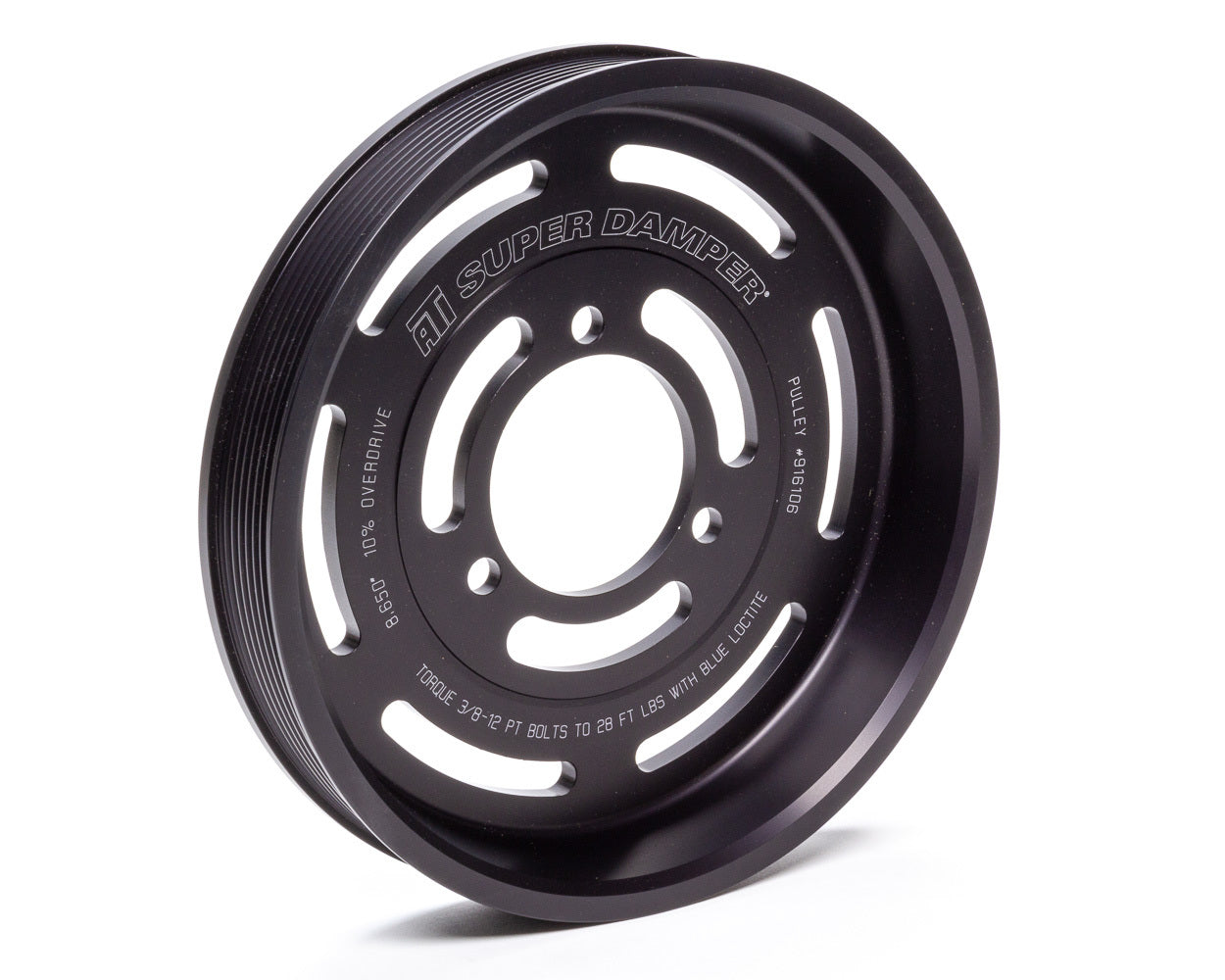 Ati Performance ATI916106 Supercharger Pulley 8.86 8-Groove Serpentine