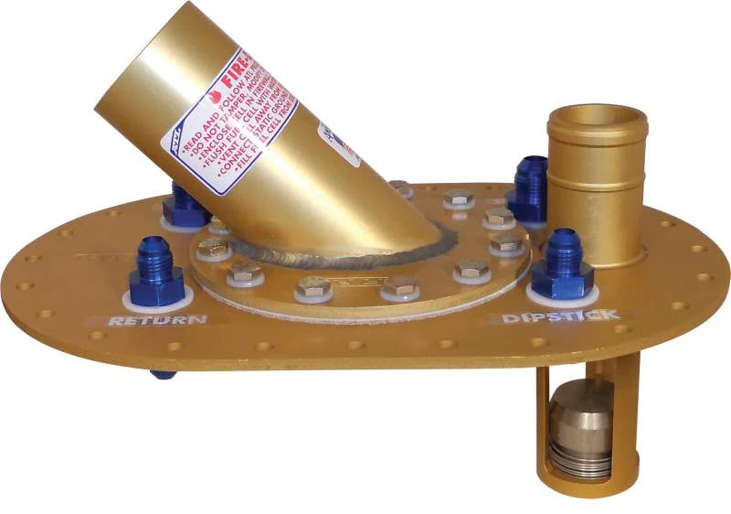 Atl Fuel Cells ATLPT-BG-038 2-1/4 O.D. Fill w/ Paddl e Valve & TF 193A Plate