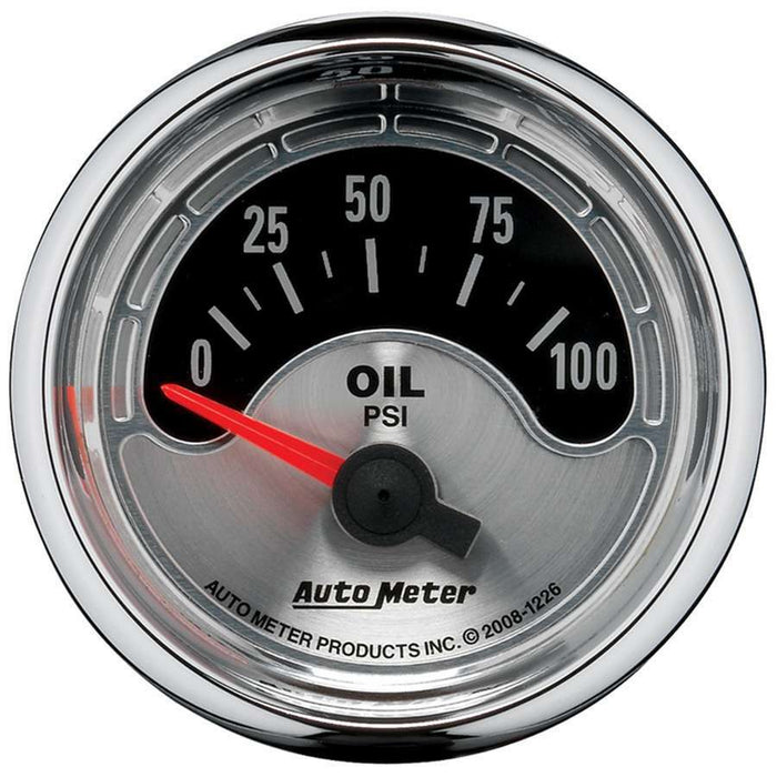 Autometer ATM1226 2-1/16 A/M Oil Pressure Gauge 0-100psi