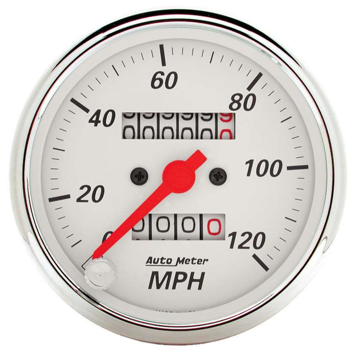 Autometer ATM1396 3-1/8in A/W Speedometer 120MPH