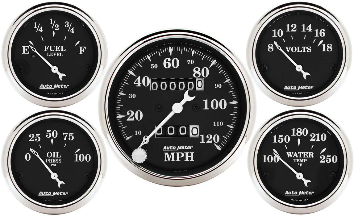 Autometer ATM1708 O/T/B 5-Piece Gauge Kit