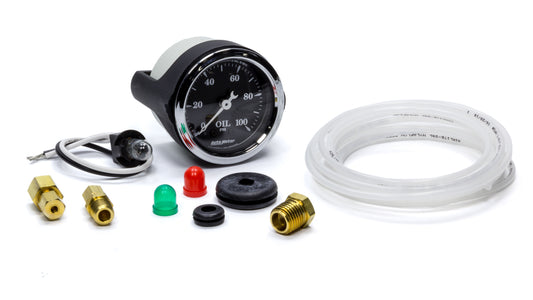 Autometer ATM1721 2-1/16 O/T/B Oil Press Gauge 100psi