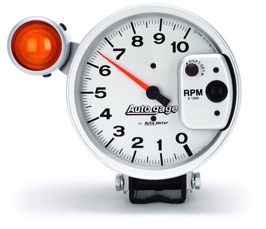 Autometer ATM233911 5in Auto Gauge Tach -10K Silver Face