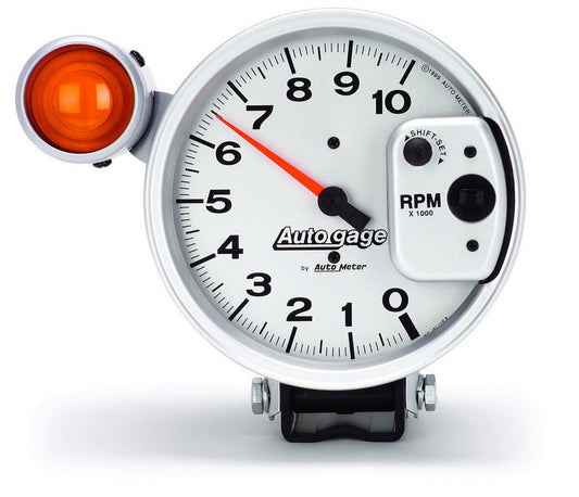 Autometer ATM233911 5in Auto Gauge Tach -10K Silver Face