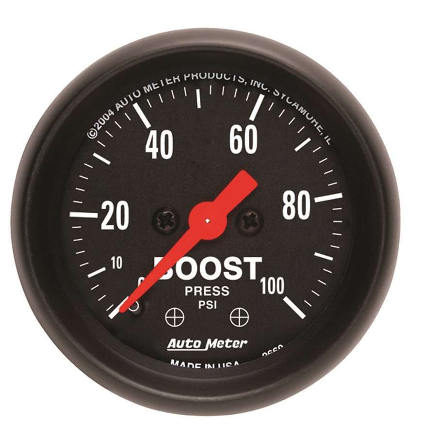Autometer ATM2618 2-1/16in Z/S Boost Gauge - 0-100psi