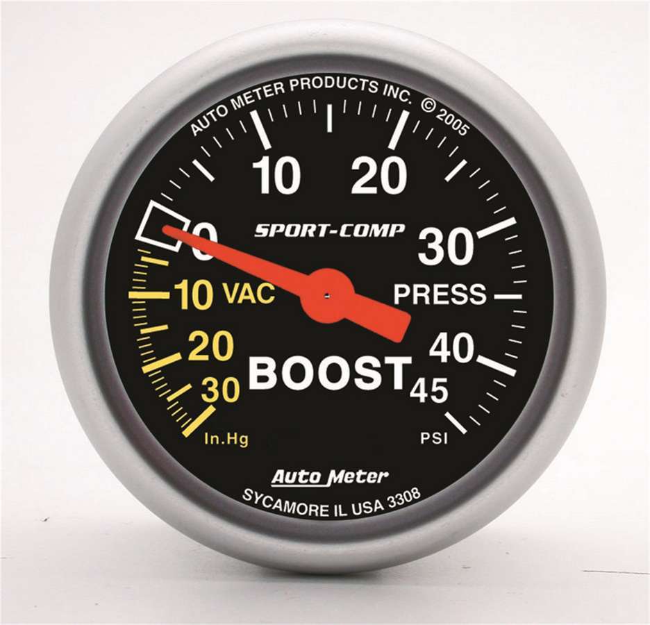 Autometer ATM3308 2-1/16in S/C Boost/Vac Gauge