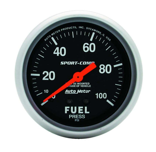 Autometer ATM3412 0-100 Fuel Press Gauge