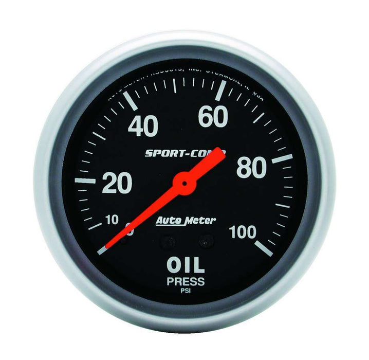 Autometer ATM3421 0-100 Oil Pressure Gauge