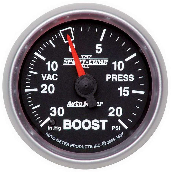 Autometer ATM3607 2-1/16in S/C II Boost Gauge 30inhg/20psi