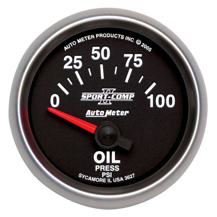 Autometer ATM3627 2-1/16in S/C II Oil Pressure Gauge 0-100psi
