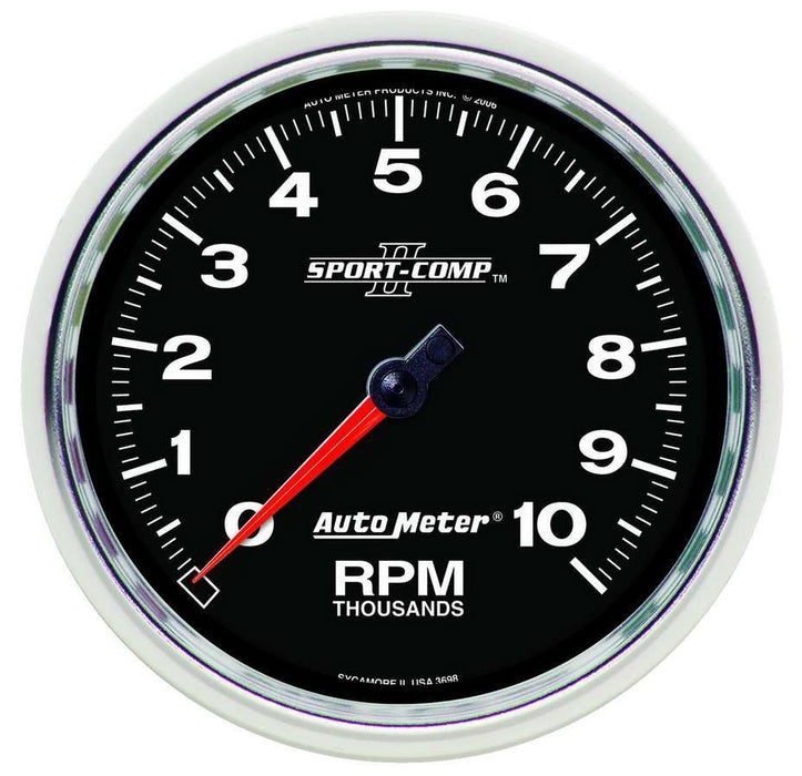 Autometer ATM3698 5in S/C II In-Dash Tach 10K RPM