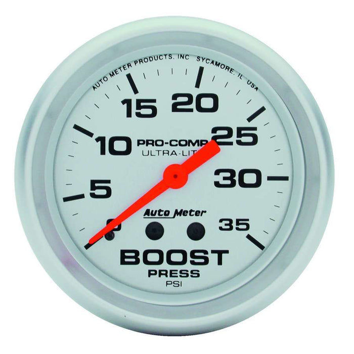 Autometer ATM4404 2-5/8in Ultra-Lite 0-35 Boost Gauge