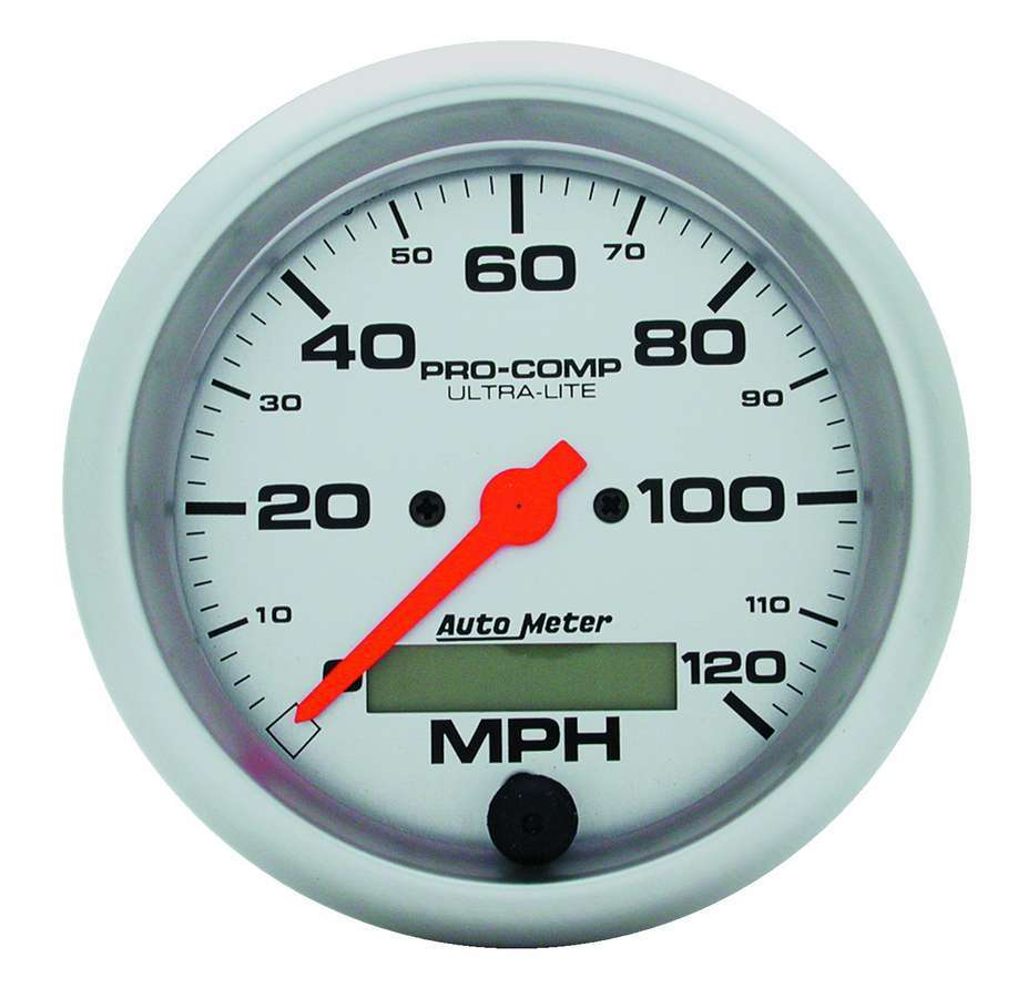 Autometer ATM4487 3-3/8in Ultra-Lite Elec. 120MPH Speedometer