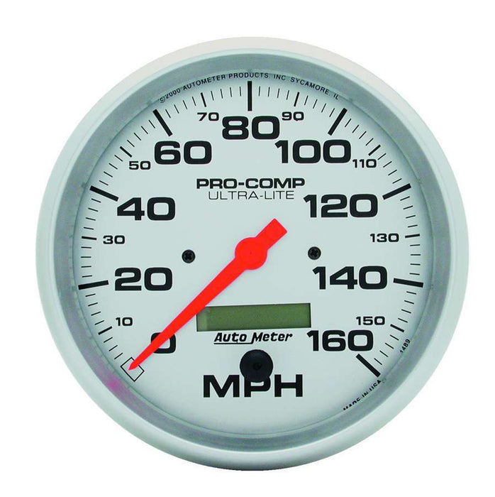 Autometer ATM4489 5in Ultra-Lite Elec. 160MPH Speedometer