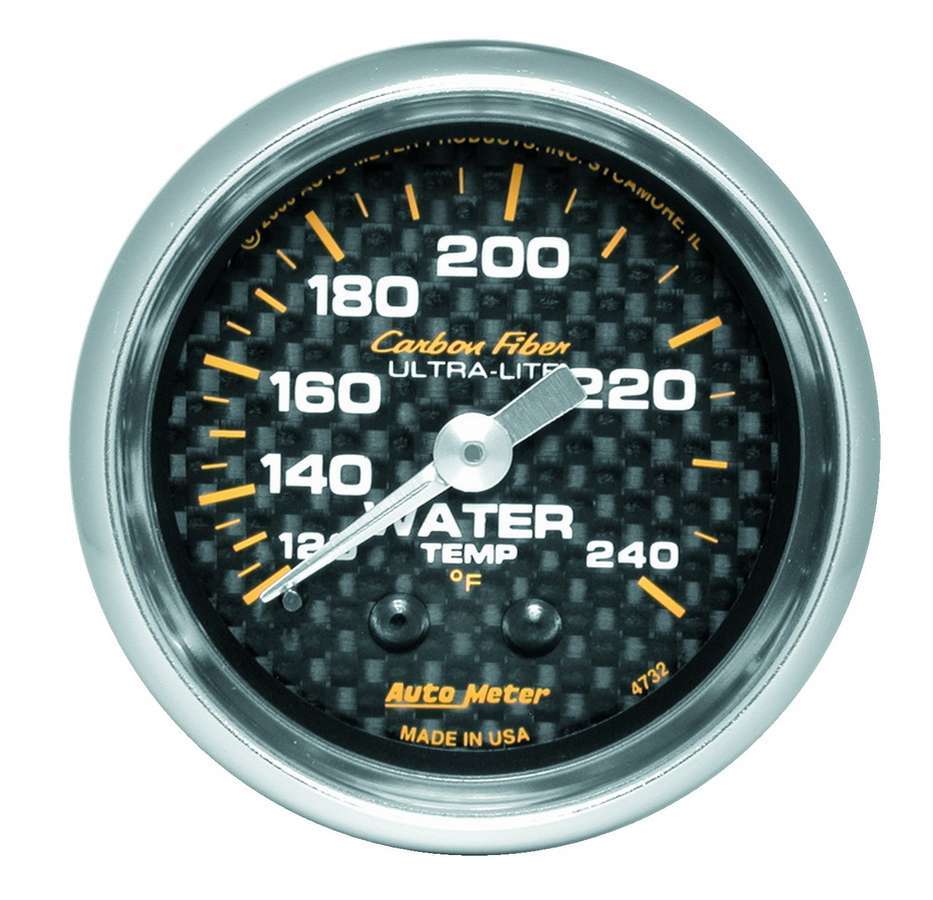 Autometer ATM4732 2-1/16in C/F Water Temp. Gauge 120-240