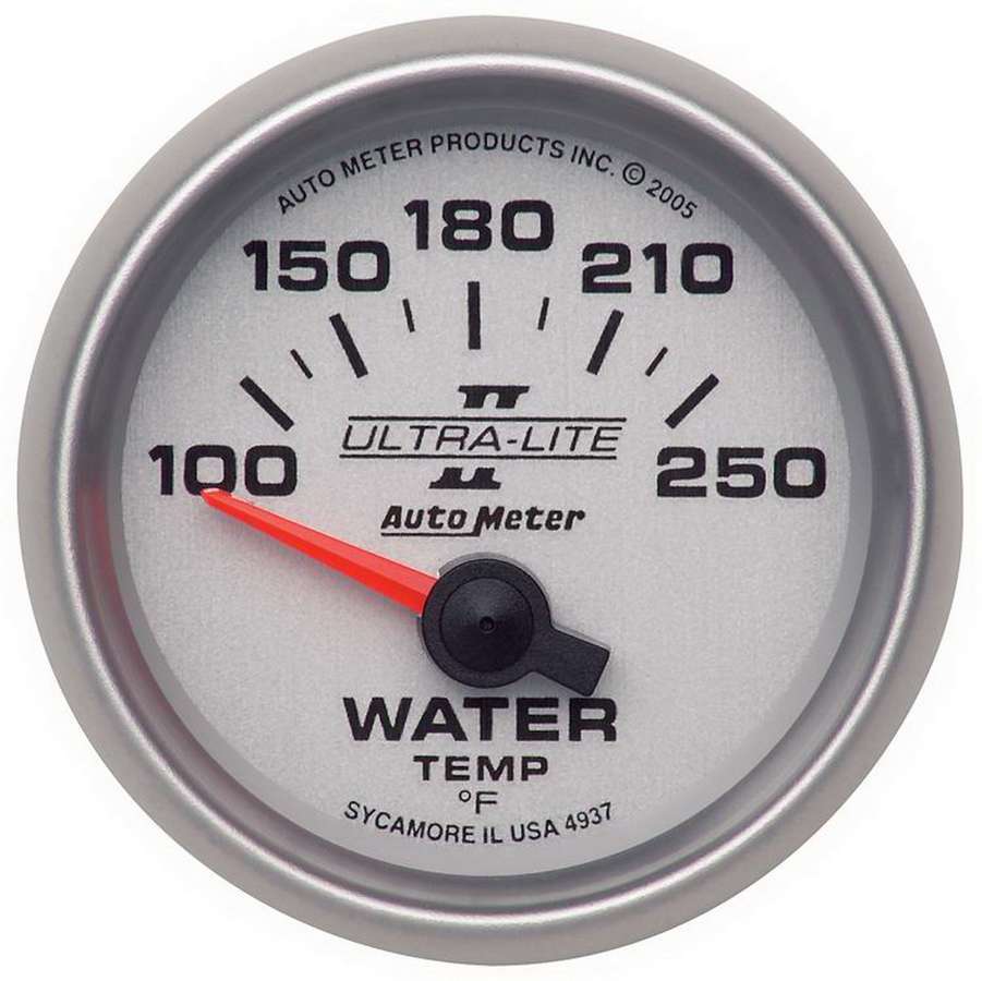 Autometer ATM4937 2-1/16in U/L II Water Temp. Gauge 100-250