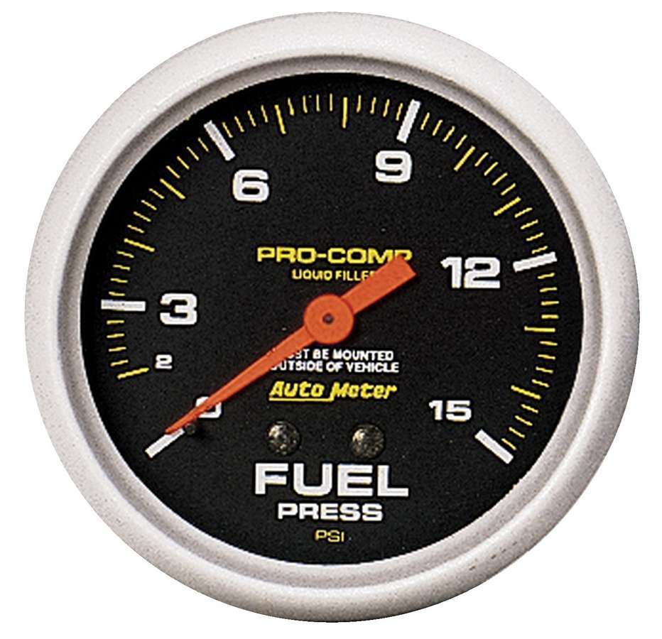 Autometer ATM5411 0-15 Fuel Pressure Gauge
