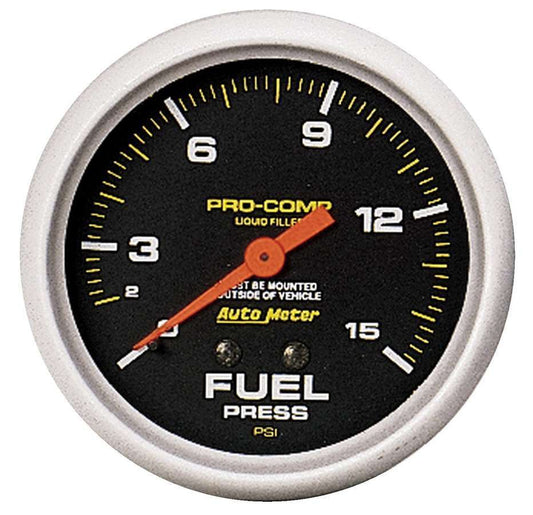 Autometer ATM5411 0-15 Fuel Pressure Gauge
