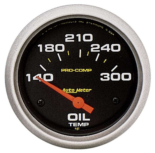 Autometer ATM5447 Pro-Comp 2-5/8in Oil Temp. 140-300 F. Elect.