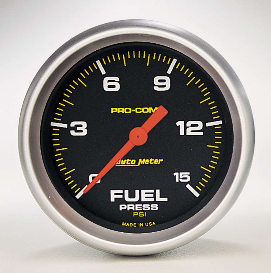 Autometer ATM5461 Pro Comp 2 5/8in Fuel 0-15 PSI Elec.