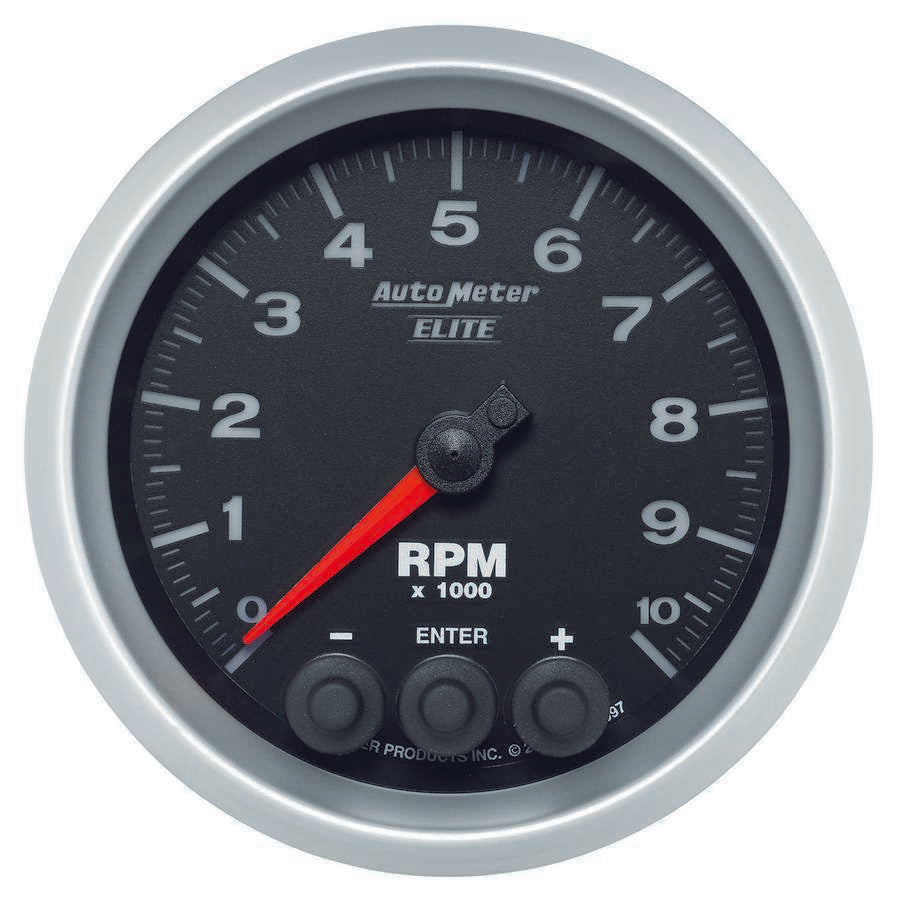 Autometer ATM5697 3-3/8 E/S In-Dash Tach - 10K RPM