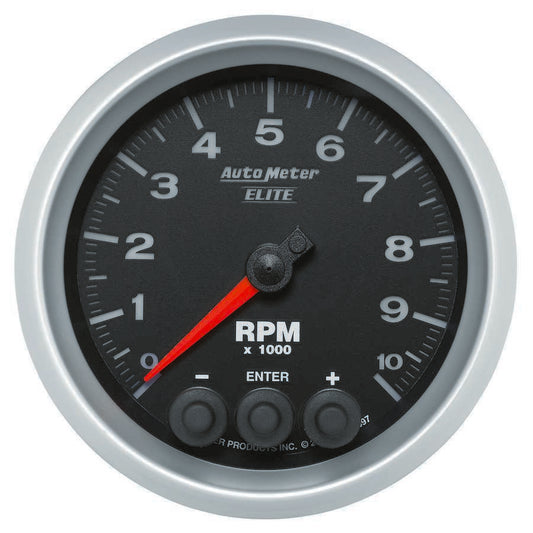 Autometer ATM5697 3-3/8 E/S In-Dash Tach - 10K RPM