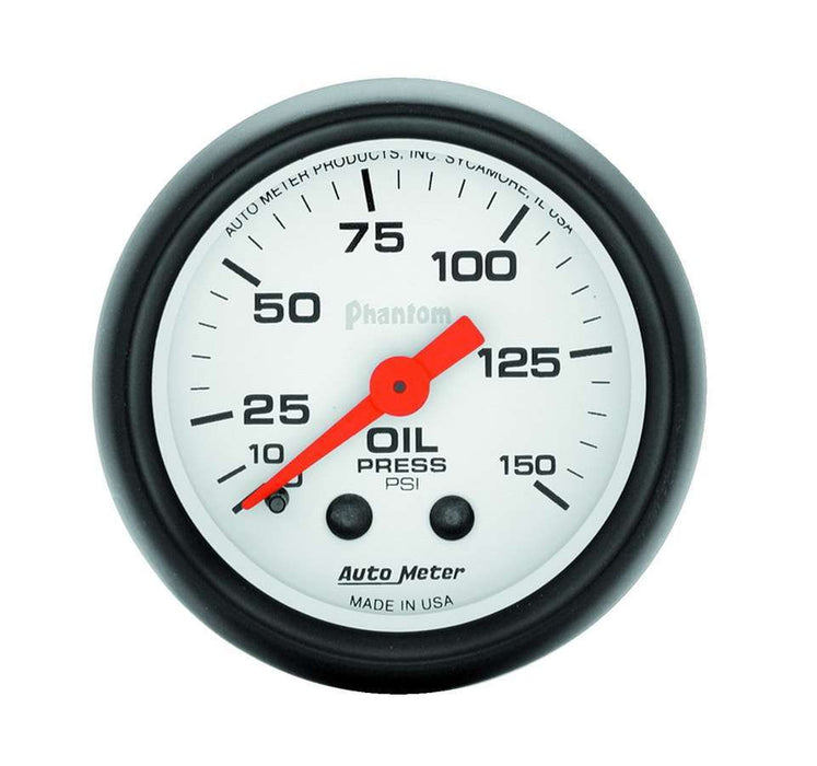 Autometer ATM5723 2-1/16in Phantom Oil Press. Gauge 0-150psi