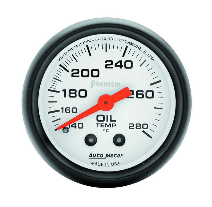 Autometer ATM5741 Phantom 2 1/16in Oil Temp. 140-280 Mech.