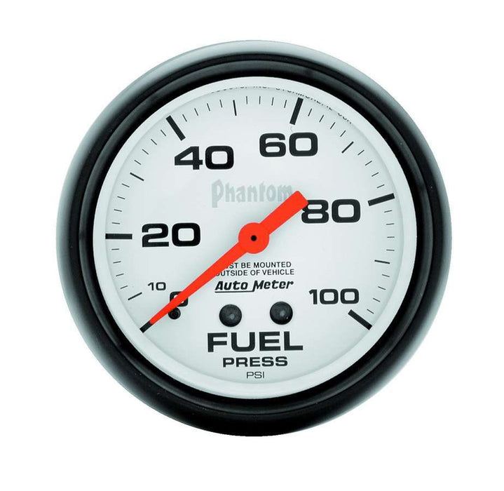 Autometer ATM5812 2-5/8in Phantom Fuel Press. Gauge 0-100psi