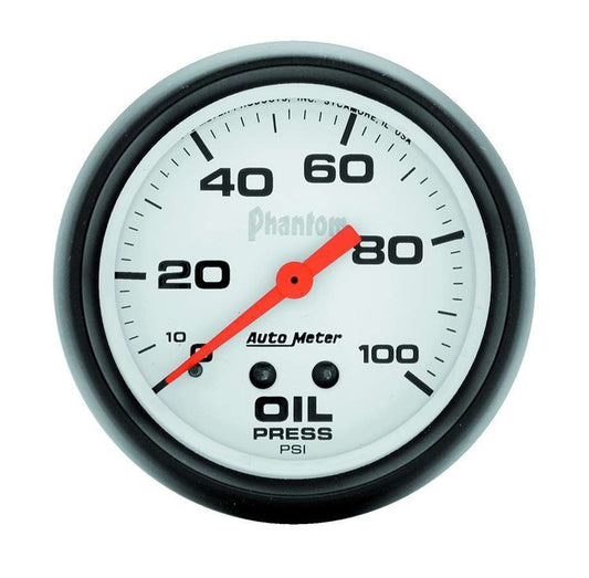 Autometer ATM5821 2-5/8in Phantom Oil Pressure Gauge 0-100psi