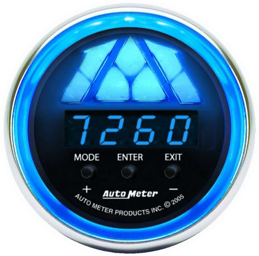 Autometer ATM6187 2-1/16in C/S Shift Light - 1 Stage- Blue Light
