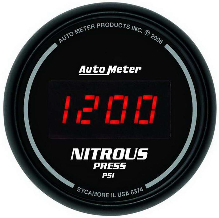 Autometer ATM6374 2-1/16in DG/B Nitrous Pressure Gauge