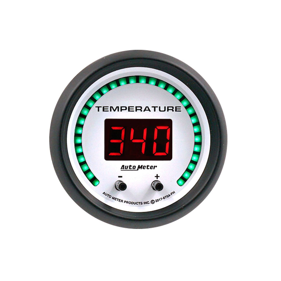 Autometer ATM6754-PH 2-1/16 Fluid Temp Gauge Elite Digital PH Series