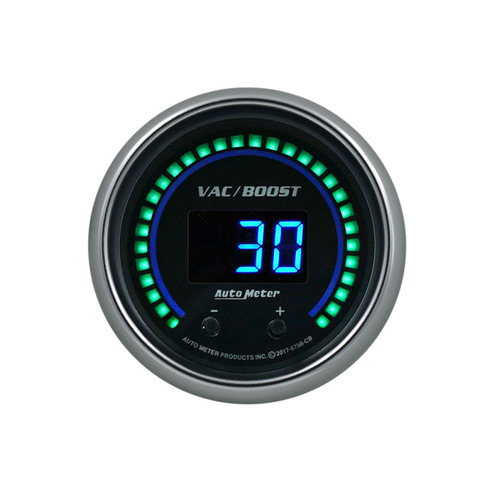 Autometer ATM6758-CB 2-1/16 Vac/Boost Gauge Elite Digital CB Series