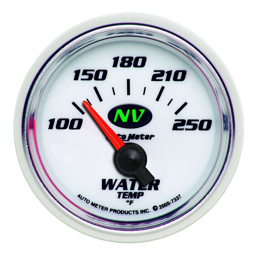 Autometer ATM7337 2-1/16in NV/S Water Temp Gauge 100-250