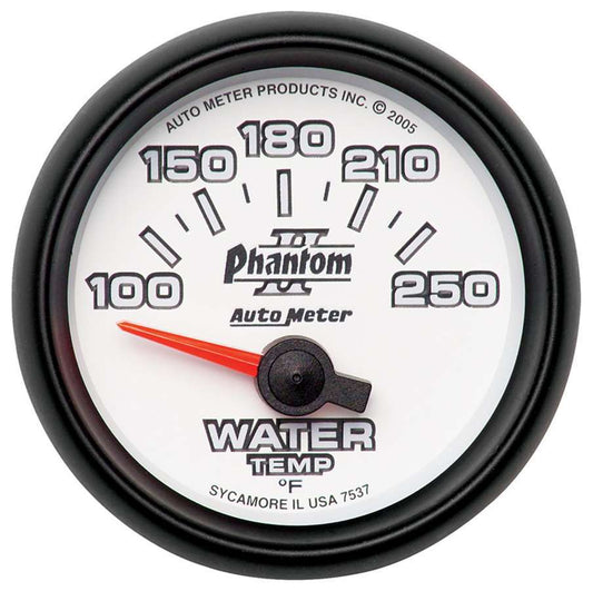 Autometer ATM7537 2-1/16in P/S II Water Temp. Gauge 100-250