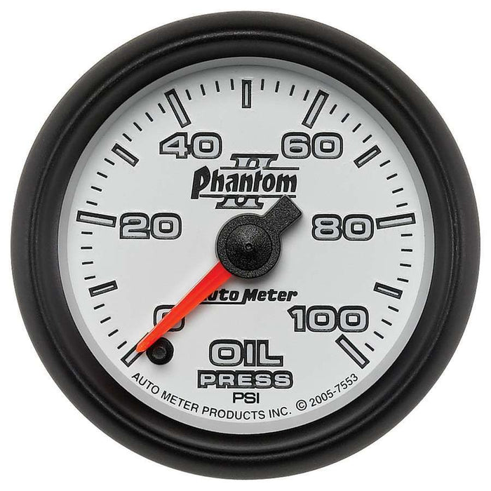 Autometer ATM7553 2-1/16in P/S II Oil Pressure Gauge 0-100psi