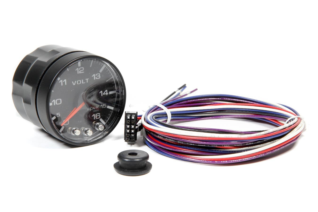 Autometer ATMP344328 Spek-Pro 2-1/6 Gauge Voltmeter w/Peak Mem.