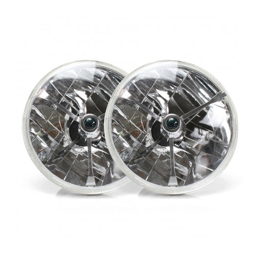 Auto-loc AULAUTLENB1AS Tri-Bar Headlights Pair w/Replaceable Color Dots