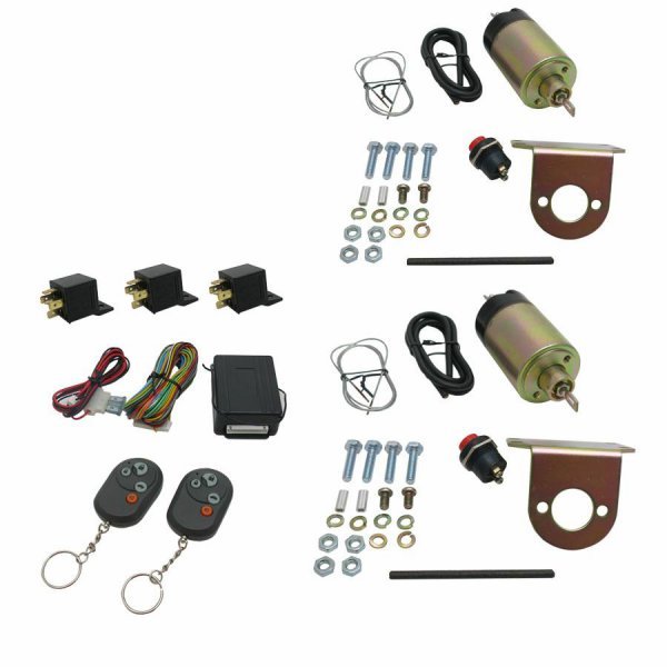 Auto-loc AULAUTSVPRO3 2 Door Remote Shaved Handle Kit 35lb Solen.
