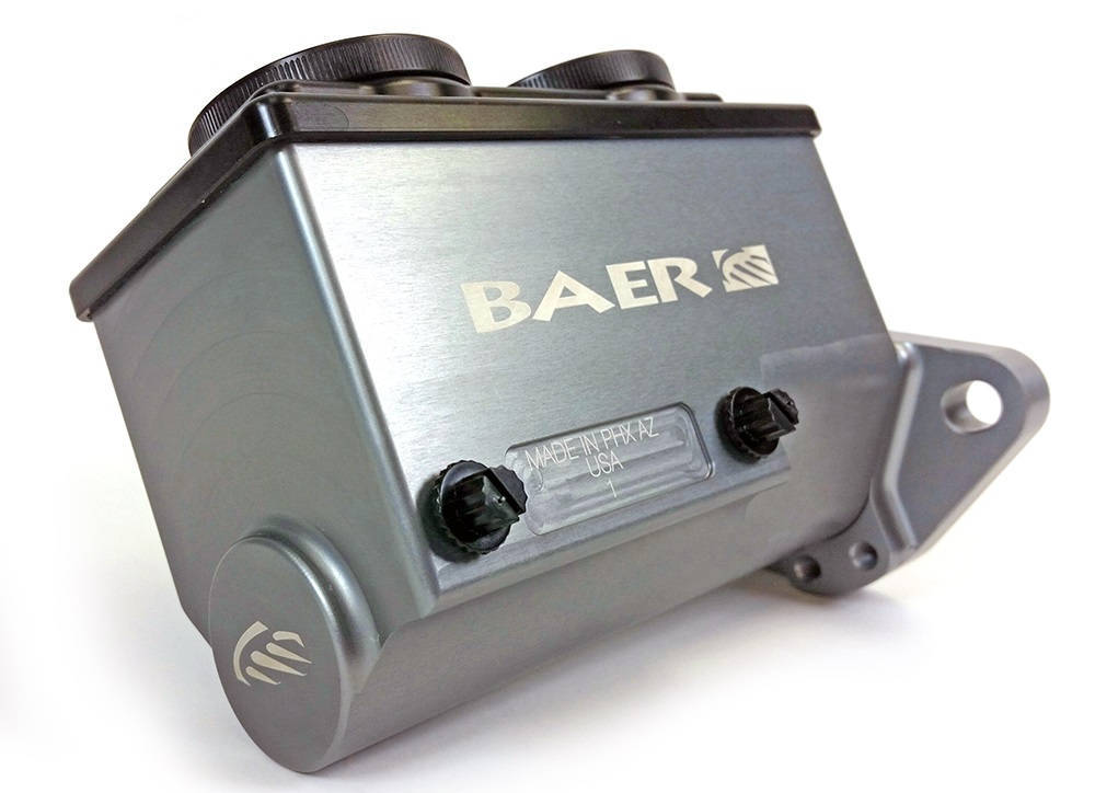 Baer Brakes BAE6801238LP ReMaster Master Cylinder 1in Bore Left Port Gray