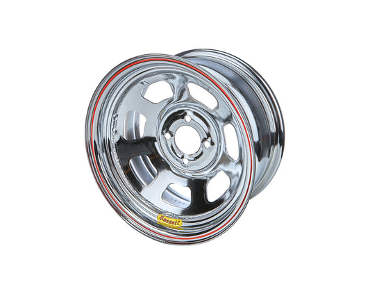 Bassett BAS47SH3C Wheel 14x7 D Hole 4x 100MM 3in Chrome