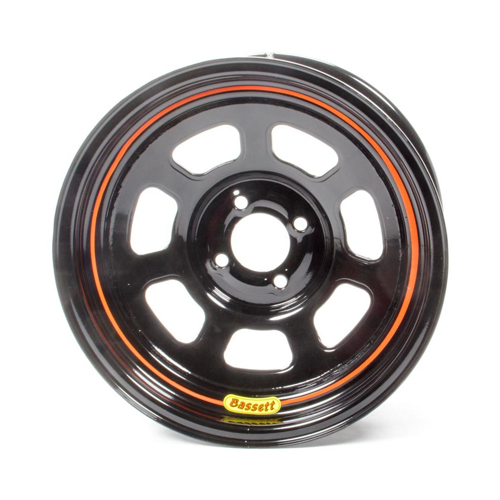 Bassett BAS57SH3 Wheel 15x7 D Hole 4x 100MM 3in Black