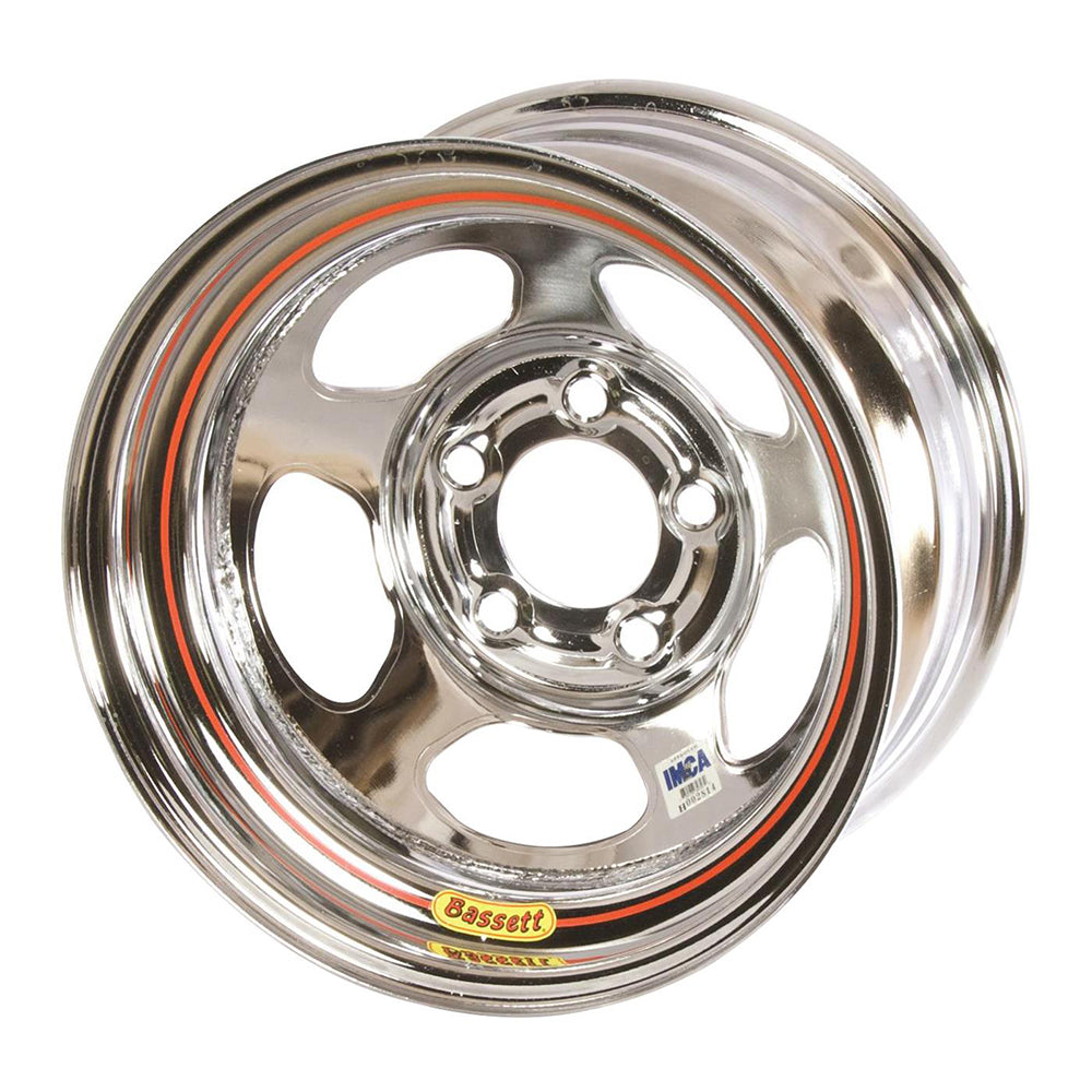 Bassett BAS58A52IC 15x8 IMCA Chrome Inertia 5x5