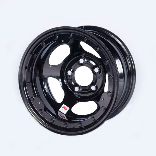 Bassett BAS58A53ILK 15x8 IMCA Black Beadlock Inertia 5x5