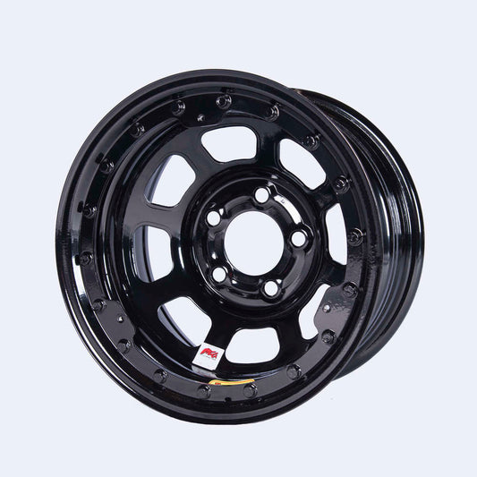 Bassett BAS58D53ILK 15x8 IMCA B/Lock Wheel Black D-Hole 5x5