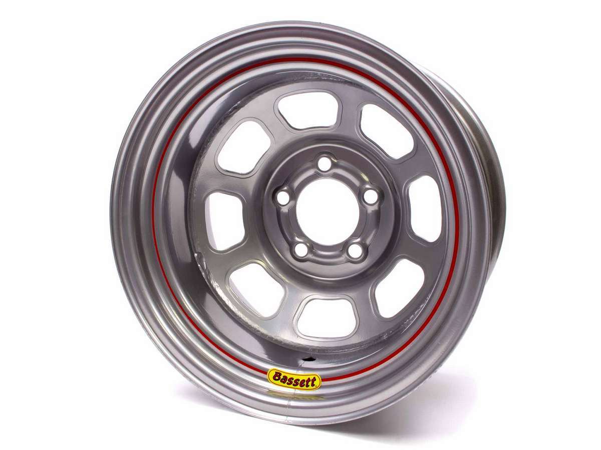 Bassett BAS58S53S 15x8 5x5 Silver Spun